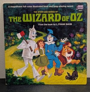 Disney The Wizard of Oz Vinyl - Green, Blue, Silver 1969